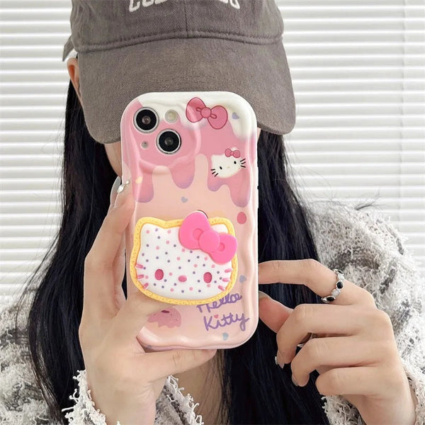 Drippy kitty samsung phone case - bows - hello kitty - kawaii - phone case - cover