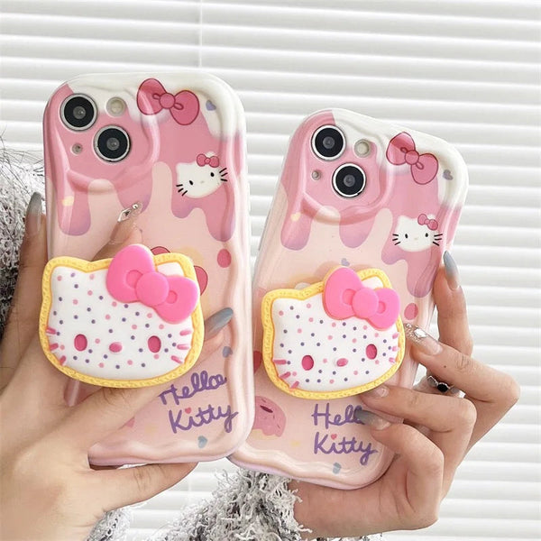 Drippy kitty samsung phone case - bows - hello kitty - kawaii - phone case - cover