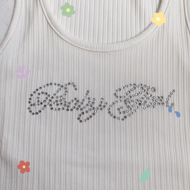 Drippy rhinestone babygirl top - baby girl - babygirl - shirt - belly - top