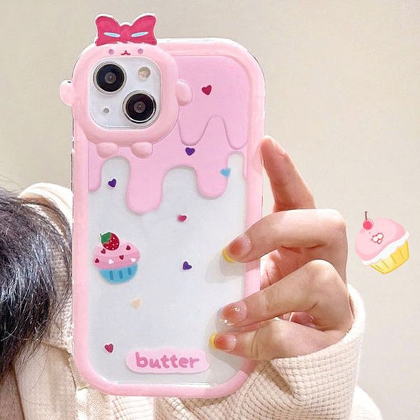 Drippy sweets samsung phone case - cupcake - ice cream - kawaii - babe - phone case