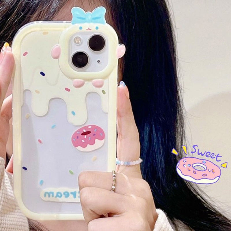 Drippy sweets samsung phone case - cupcake - ice cream - kawaii - babe - phone case