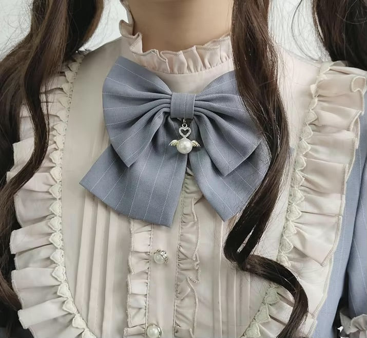 Dusty Pink Layered Ruffled Lace Maid Dress | Kawaii Babe