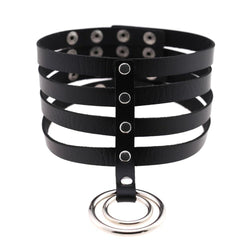 Elongated collar - choker - chokers - collar - collared - collars