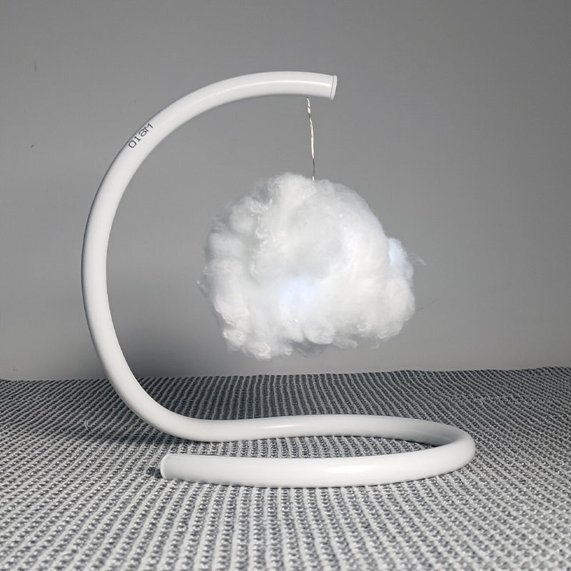 Kawaii floating cloud rgb color changing desk lamp light