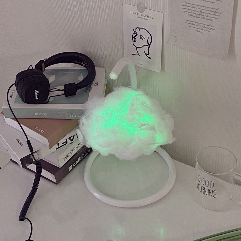 Kawaii floating cloud rgb color changing desk lamp light