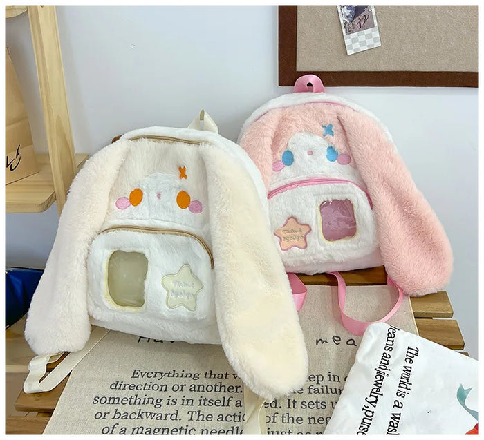 Kawaii Floppy Bunny Ear Plush Book Bag – Kawaii Babe