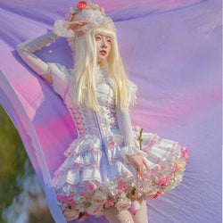 Floral bouquet petticoat - lolita - petticoat - petticoats - skirt