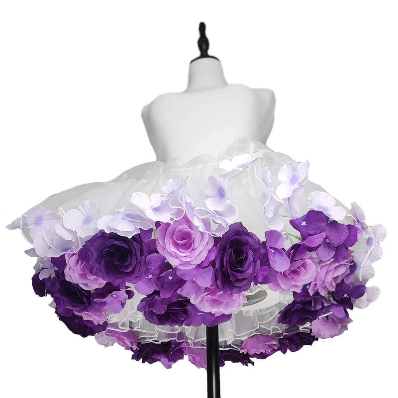 Floral bouquet petticoat - lolita - petticoat - petticoats - skirt