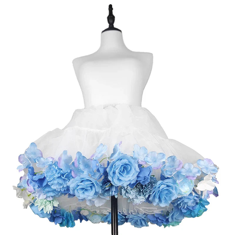 Floral bouquet petticoat - lolita - petticoat - petticoats - skirt