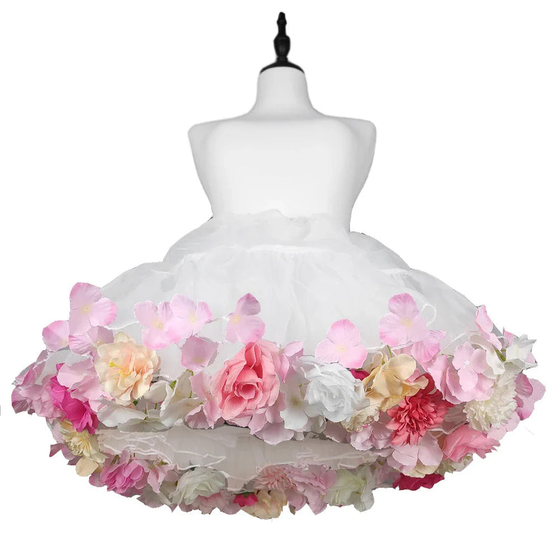 Floral bouquet petticoat - lolita - petticoat - petticoats - skirt