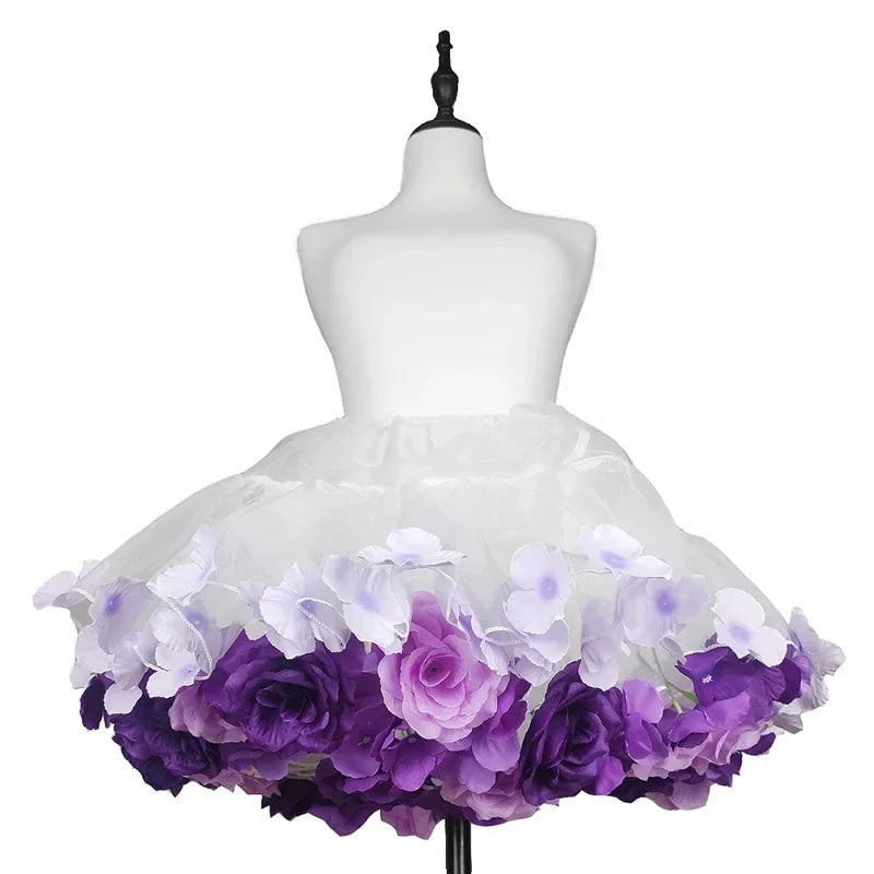 Floral bouquet petticoat - lolita - petticoat - petticoats - skirt