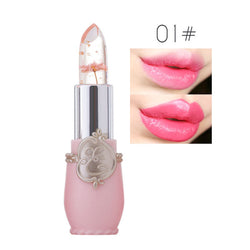 Flower jelly lipstick - beauty - color change - changing - colour