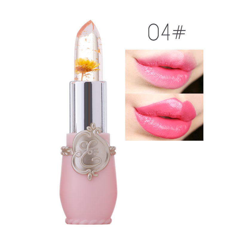 Flower jelly lipstick - beauty - color change - changing - colour