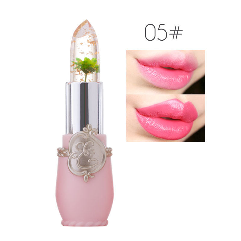 Flower jelly lipstick - beauty - color change - changing - colour