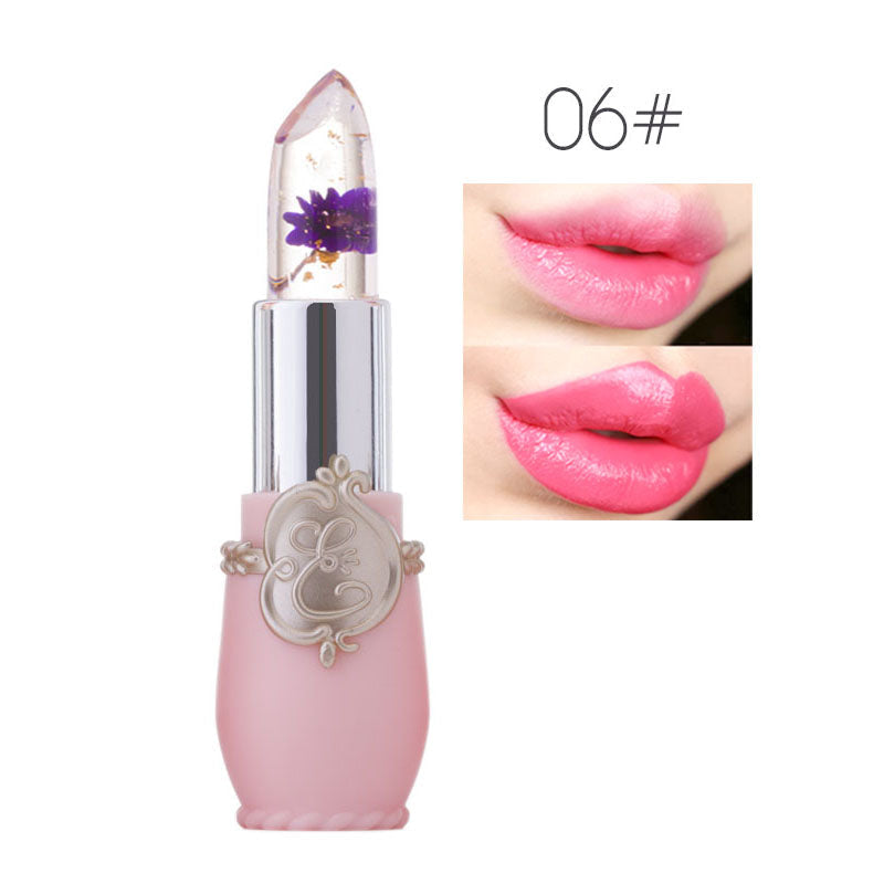 Flower jelly lipstick - beauty - color change - changing - colour