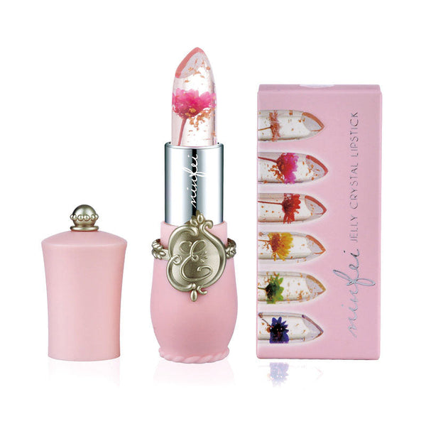 Flower jelly lipstick - beauty - color change - changing - colour