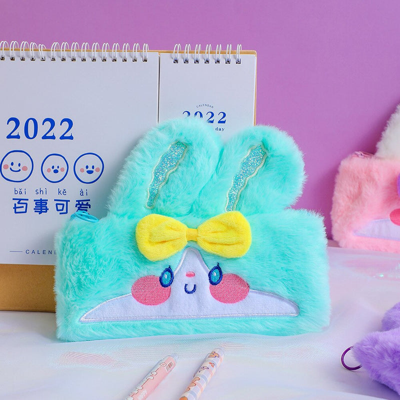 Fluffy kawaii pencil cases - bear - bears - bunny - fluffy - kawaii