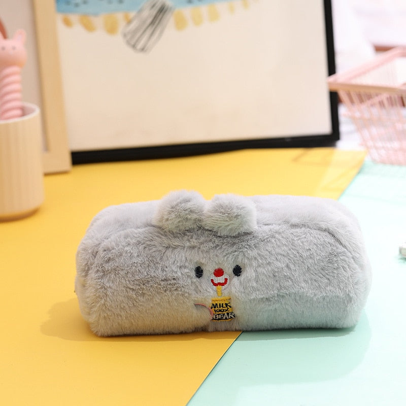 Fluffy kawaii pencil cases - bear - bears - bunny - fluffy - kawaii