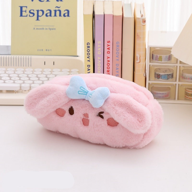 Fluffy kawaii pencil cases - bear - bears - bunny - fluffy - kawaii