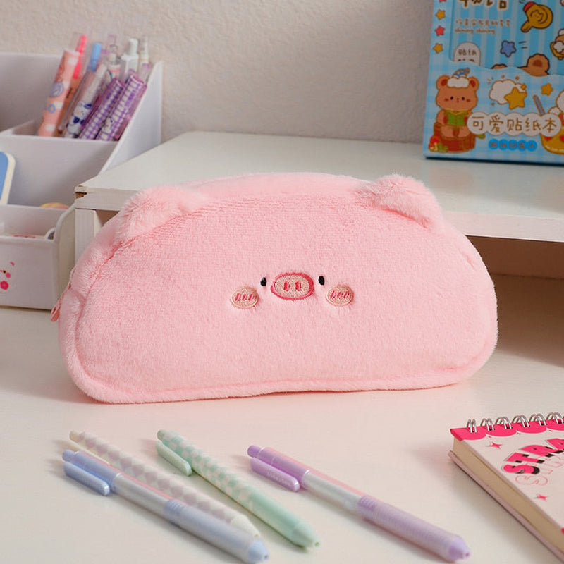 Fluffy kawaii pencil cases - bear - bears - bunny - fluffy - kawaii