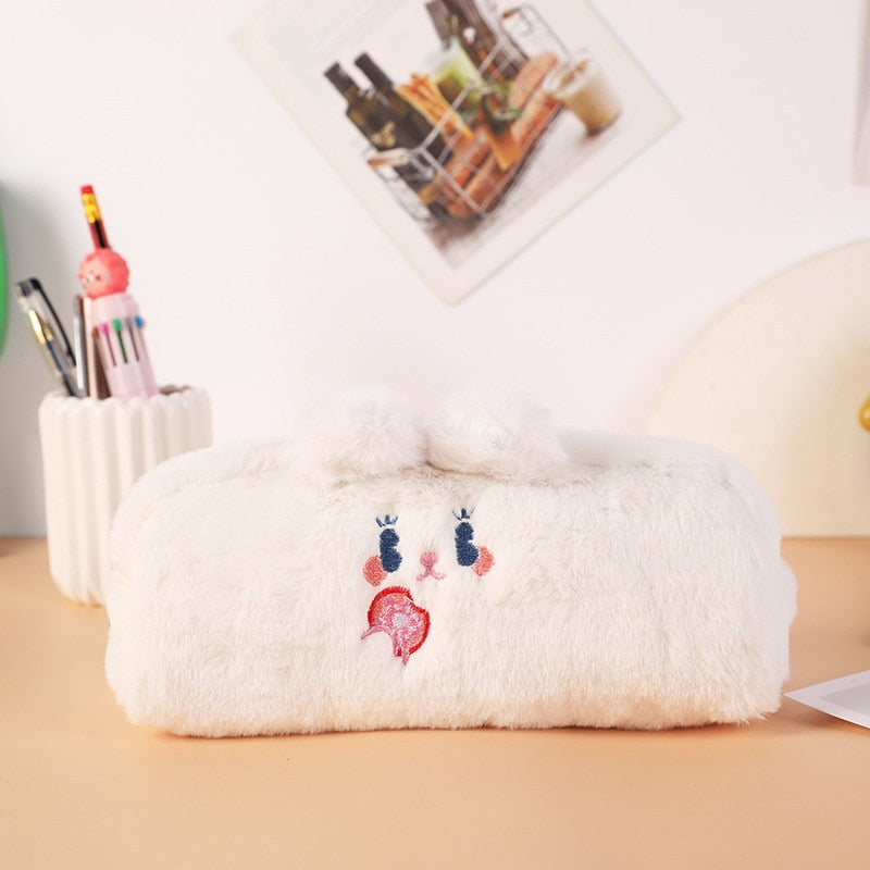 Fluffy kawaii pencil cases - bear - bears - bunny - fluffy - kawaii