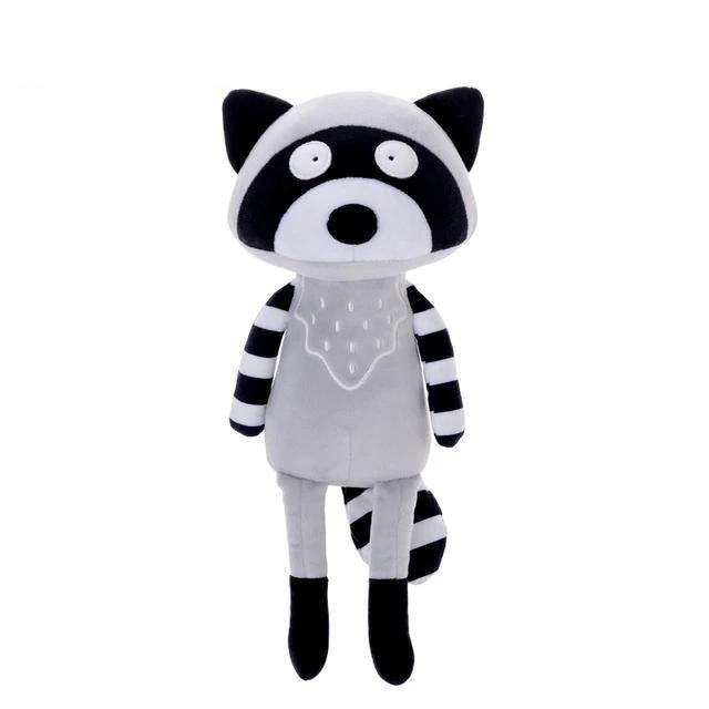 Fox & raccoon plushies - autumn - fall - fox - foxes - foxy