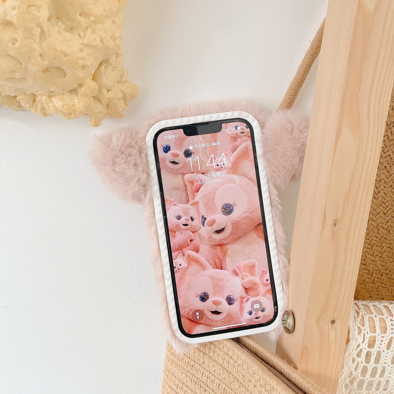 Fuzzy baby bear iphone case - furry case - fuzzy - iphone - cases - cover