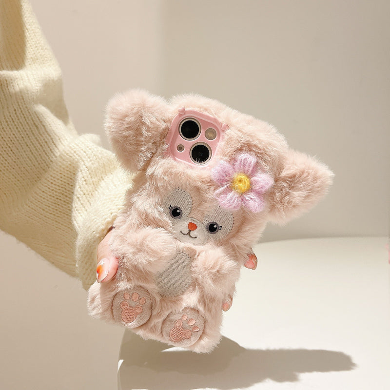 Fuzzy baby bear iphone case - furry case - fuzzy - iphone - cases - cover