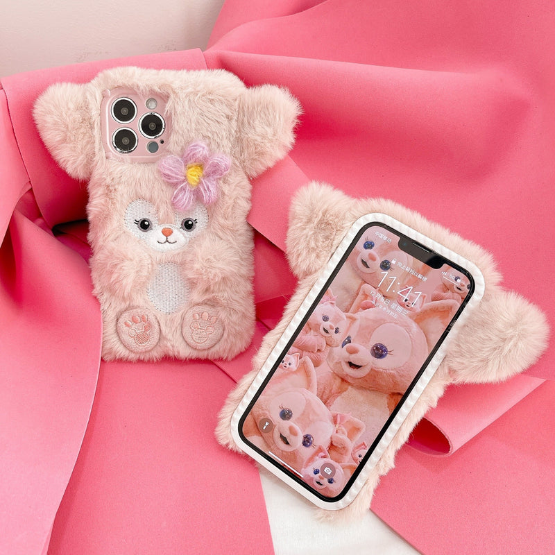 Fuzzy baby bear iphone case - furry case - fuzzy - iphone - cases - cover