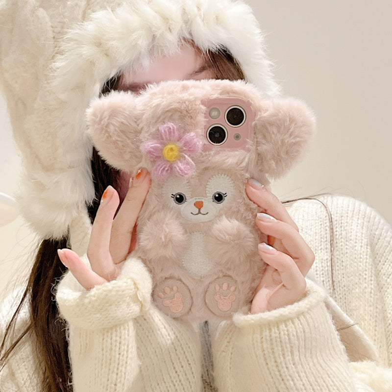 Fuzzy baby bear iphone case - furry case - fuzzy - iphone - cases - cover