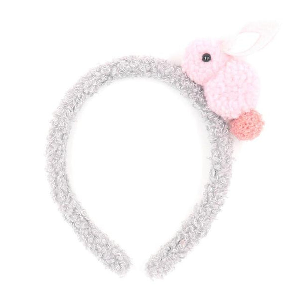 Soft Fuzzy Plush Bunny Rabbit Headband Hair Accessory 