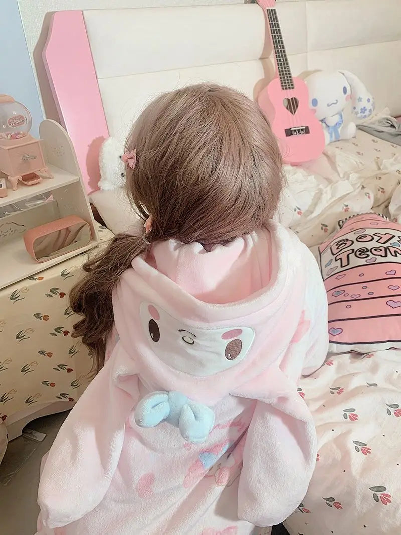 Fuzzy melody nighty - my melody - pajamas - pjs - sanrio - sleepwear