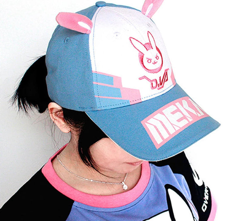 Gamer bunny ballcap - anime - girl - baseball cap - hat - beanie