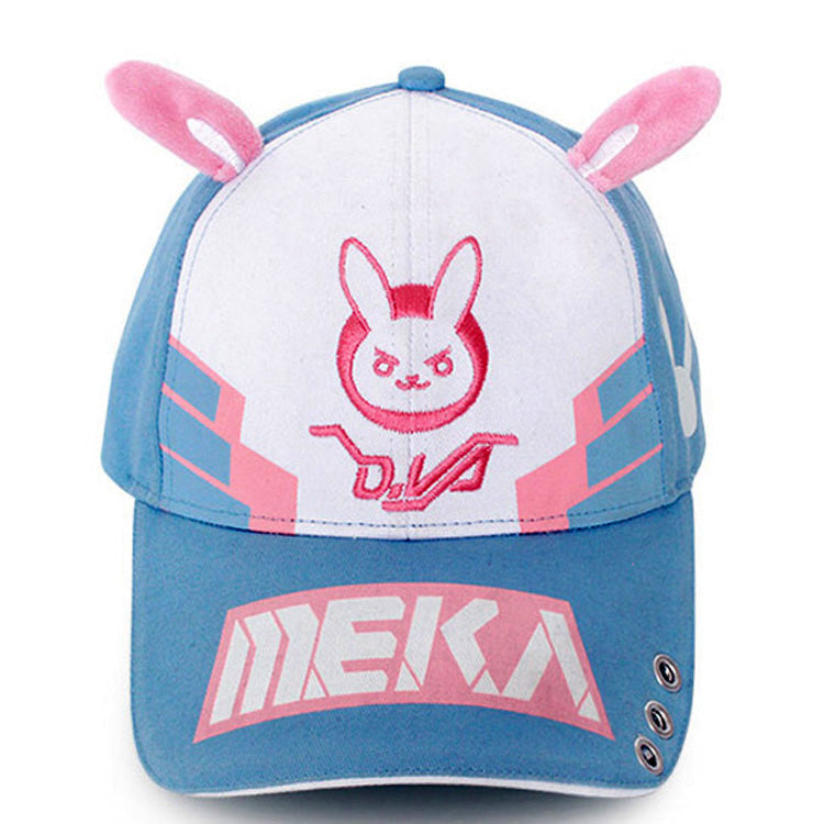 Gamer bunny ballcap - anime - girl - baseball cap - hat - beanie