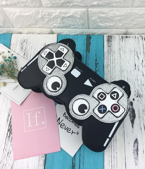 Kawaii gamer girl handbag purse playstation controller bag