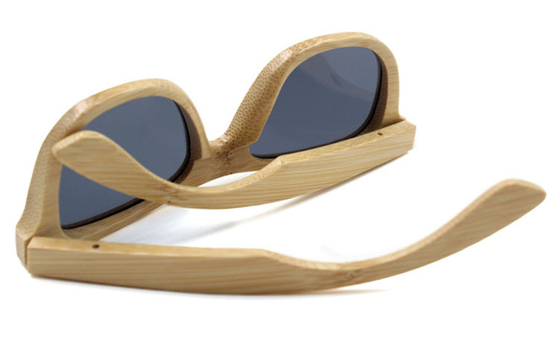 100% genuine bamboo wood sunglasses sun shades uv protection with wooden case quality summer ombre by kawaii babe