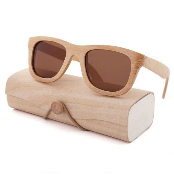 100% genuine bamboo wood sunglasses sun shades uv protection with wooden case quality summer ombre by kawaii babe