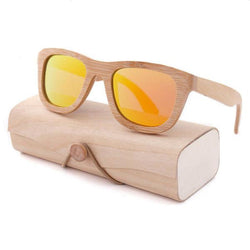 100% genuine bamboo wood sunglasses sun shades uv protection with wooden case quality summer ombre by kawaii babe