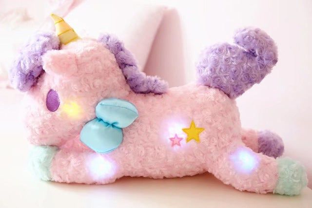 magical unicorn plush toy glow in the dark led little twin stars sanrio pastel fairy kei by kawaii babe