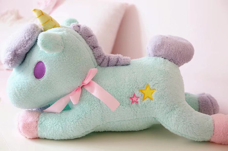 magical unicorn plush toy glow in the dark led little twin stars sanrio pastel fairy kei by kawaii babe