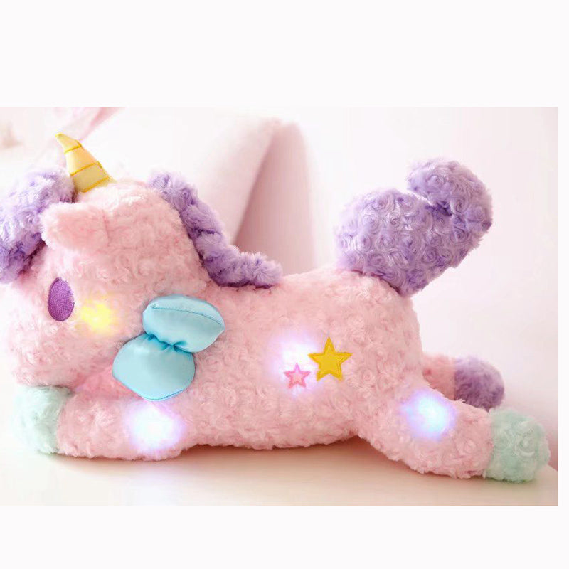 magical unicorn plush toy glow in the dark led little twin stars sanrio pastel fairy kei by kawaii babe