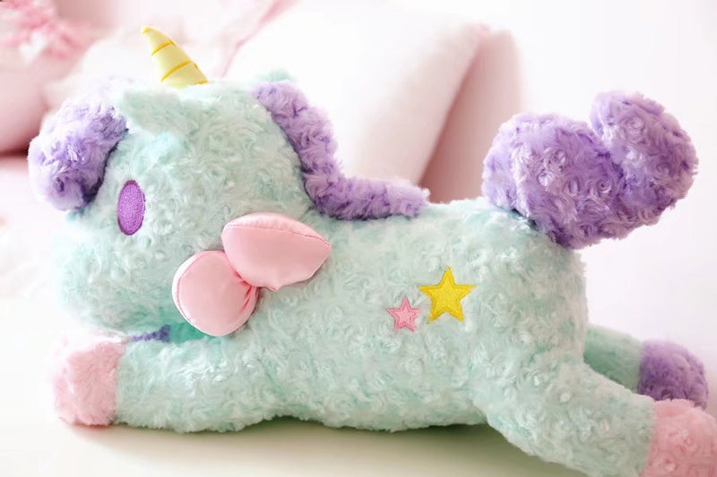 magical unicorn plush toy glow in the dark led little twin stars sanrio pastel fairy kei by kawaii babe