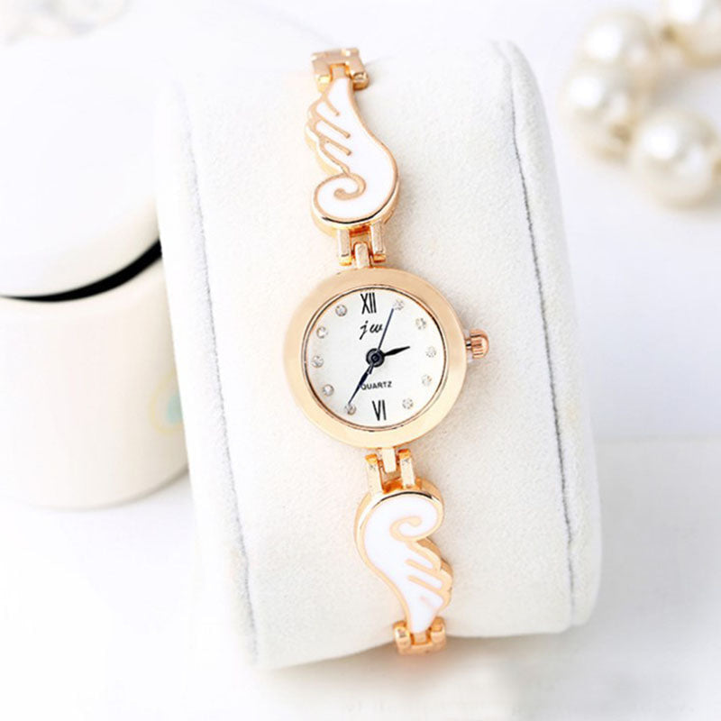 Gold angel wing watch - accessories - angel wing - wings - anime - bracelet