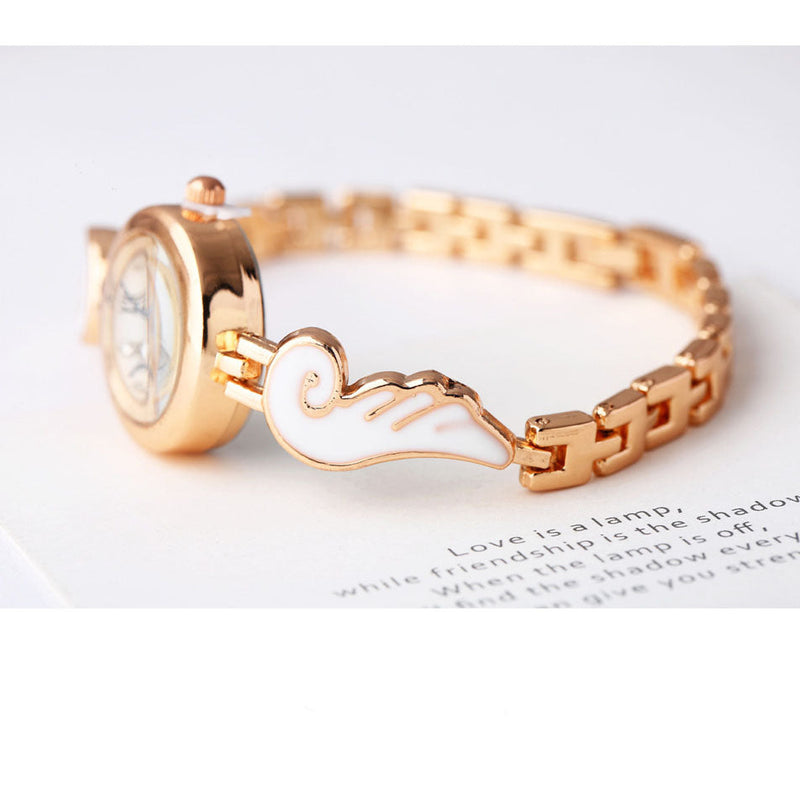 Gold angel wing watch - accessories - angel wing - wings - anime - bracelet