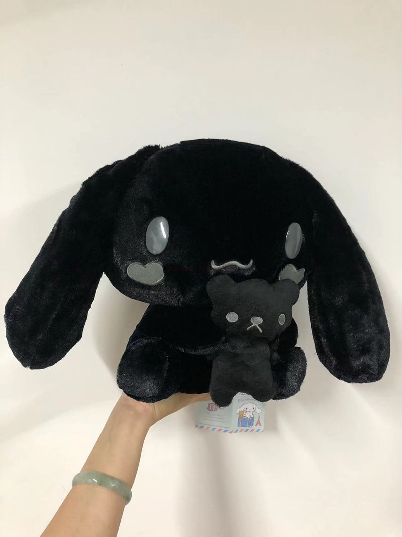 Gothic cinna plush - bear - goth - kawaii - plush - toys