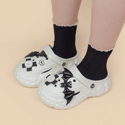 Gothic demon bear clogs - bat - bear - bobby - crocs - footwear