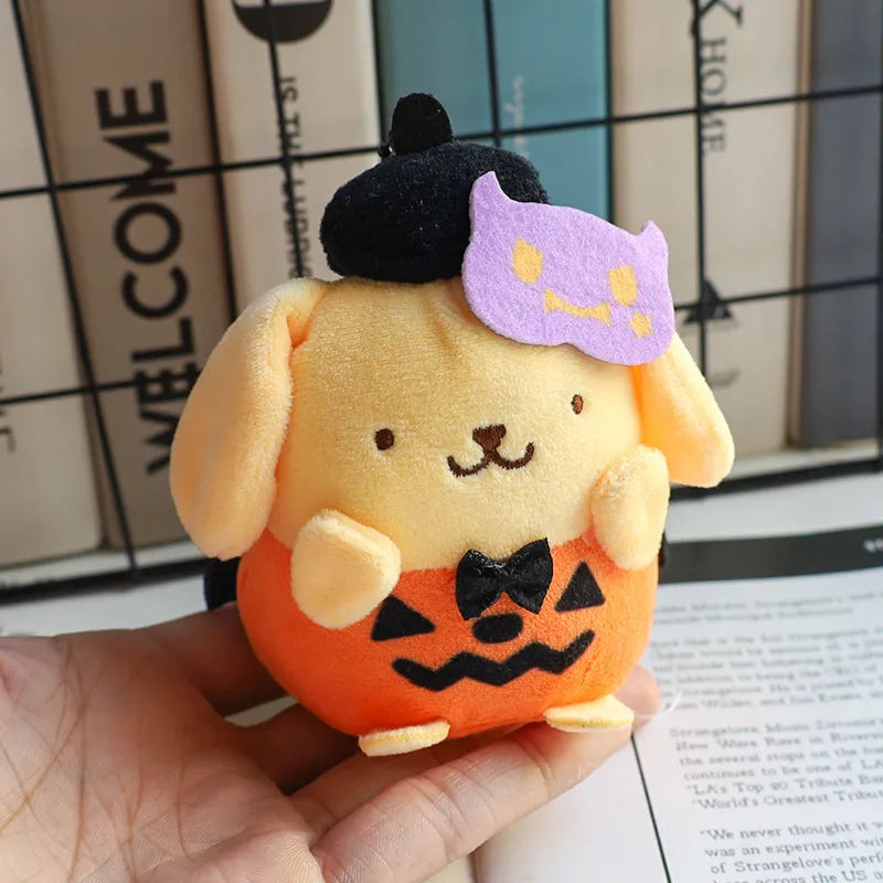 Halloween costumed cuties - cinnamoroll - halloween - hangyodon - hello kitty - key chain