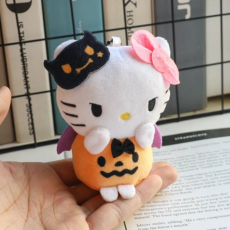 Halloween costumed cuties - cinnamoroll - halloween - hangyodon - hello kitty - key chain