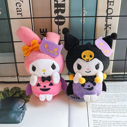 Halloween costumed cuties - cinnamoroll - halloween - hangyodon - hello kitty - key chain