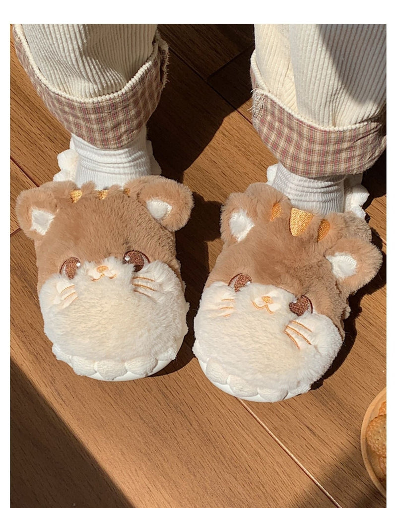 Hamster Slippers - footwear, fuzzy shoes, fuzzy slippers, gerbil, hamster Kawaii Babe
